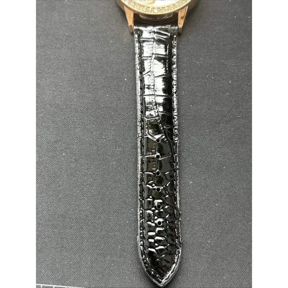 Rose Gold Tone Butterfly Dial Women’s Quartz Watch